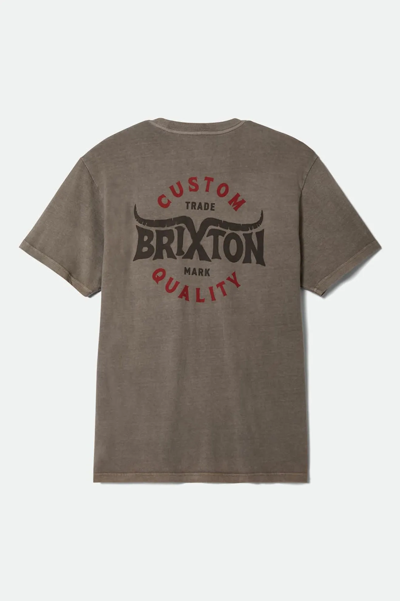 Gibson S/S Standard T-Shirt - Cinder Worn Wash Brixton