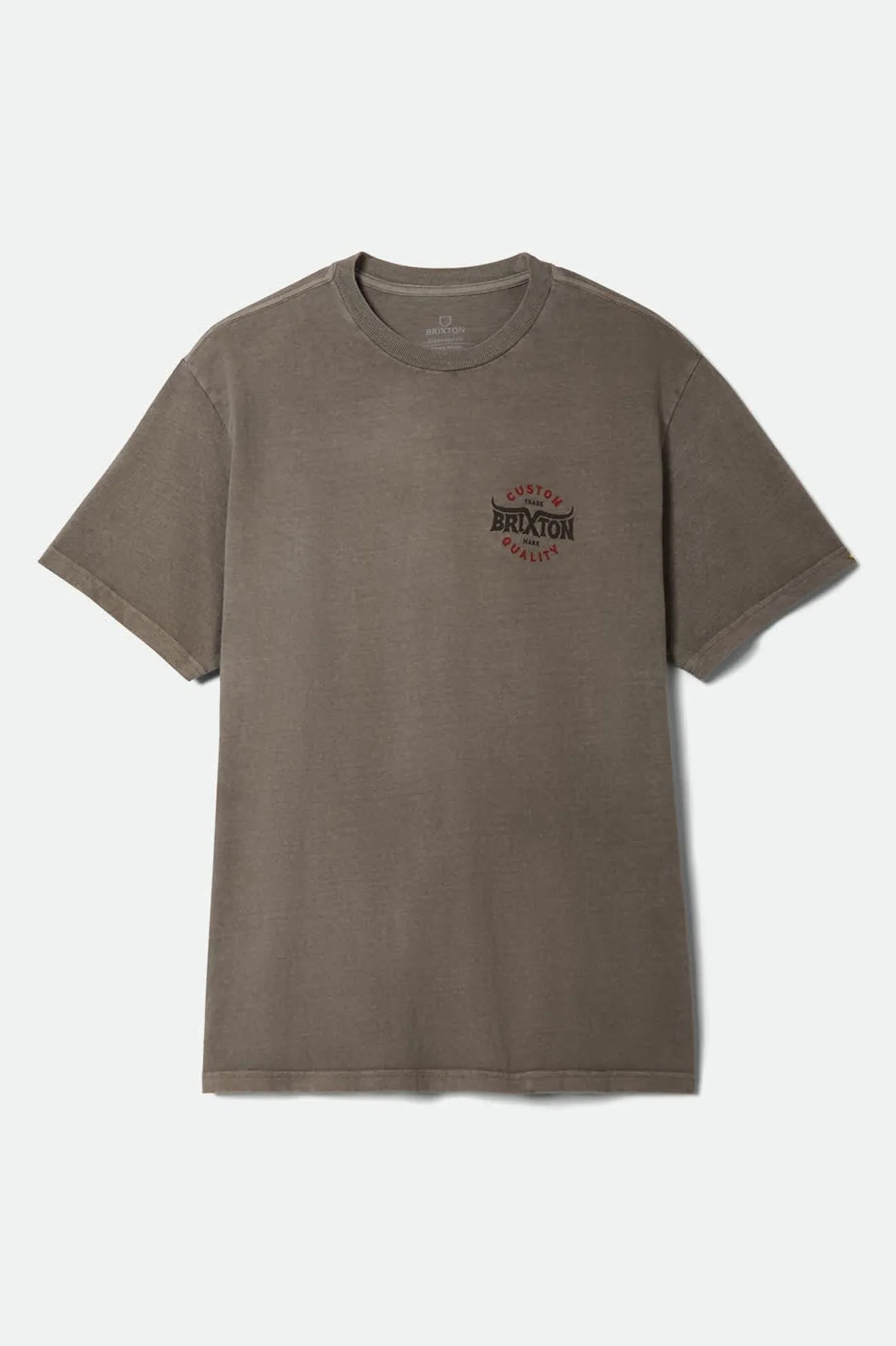 Gibson S/S Standard T-Shirt - Cinder Worn Wash Brixton