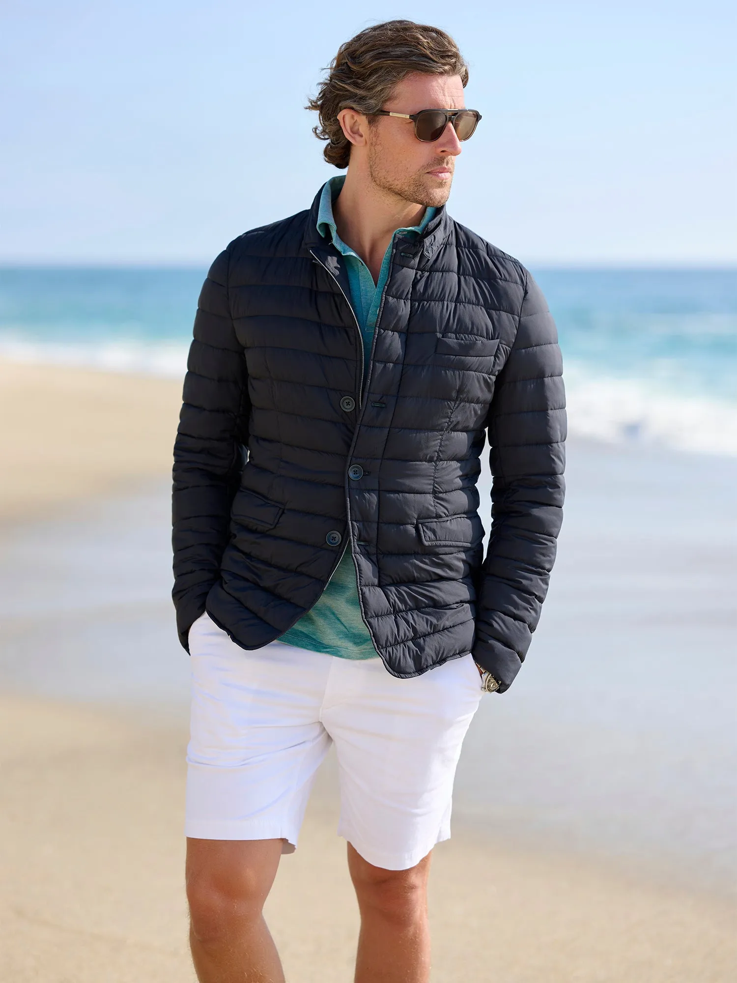 Giles Matte Nylon Blazer
