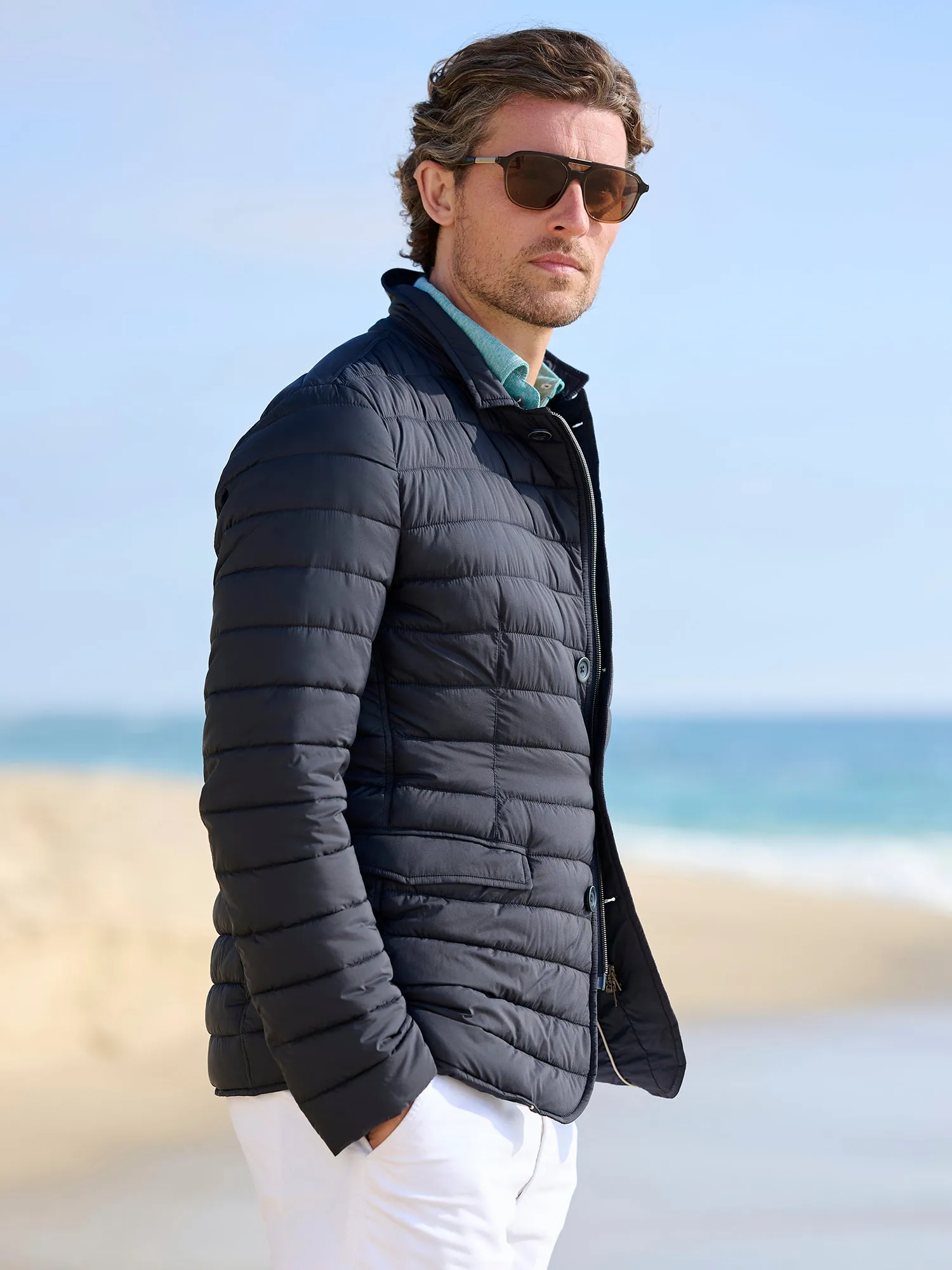 Giles Matte Nylon Blazer
