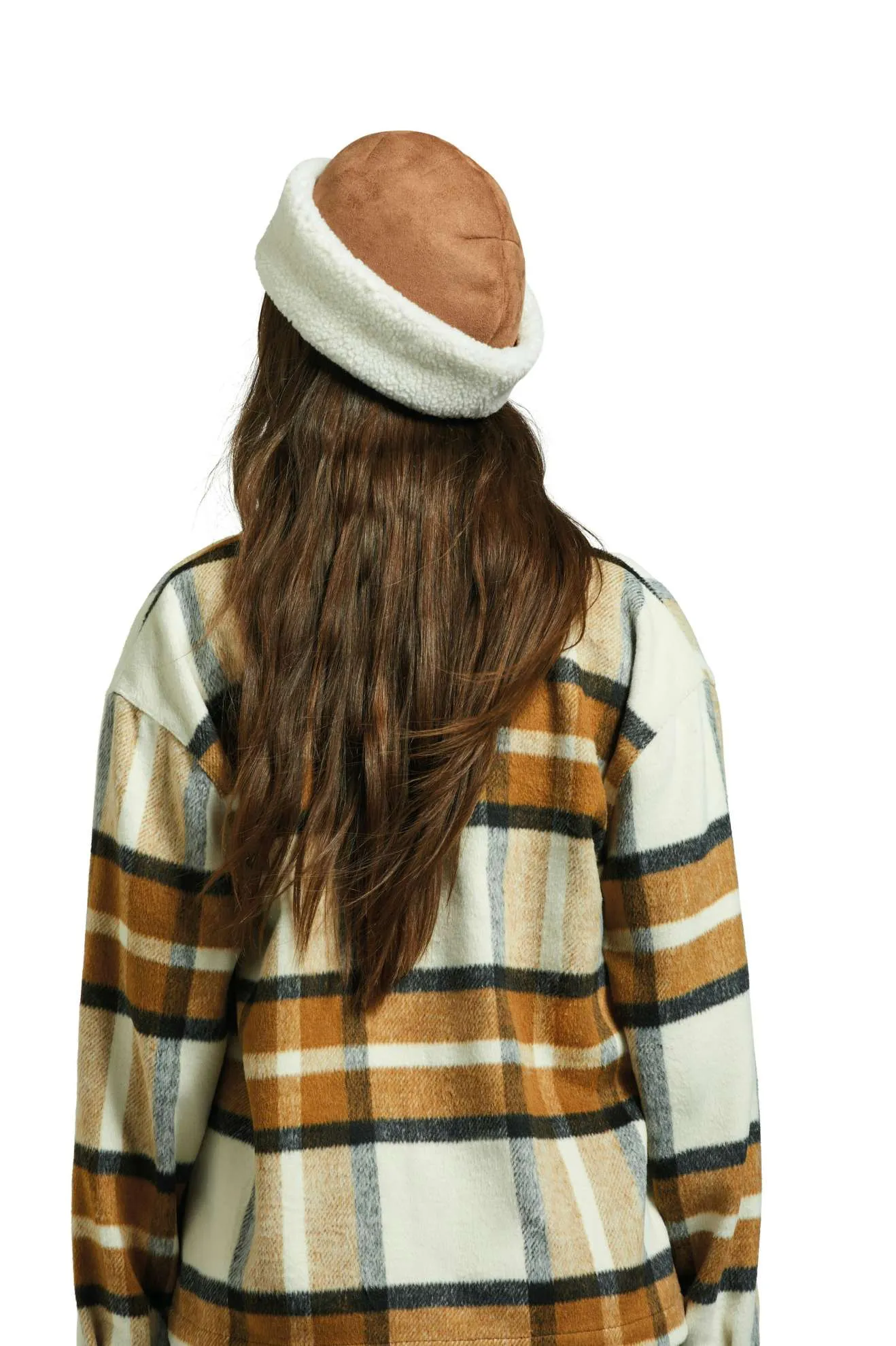 Ginsburg Hat - Toffee/Off White Brixton