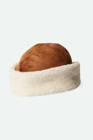 Ginsburg Hat - Toffee/Off White Brixton