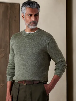 Giorgio Cotton-Linen Sweater Banana Republic