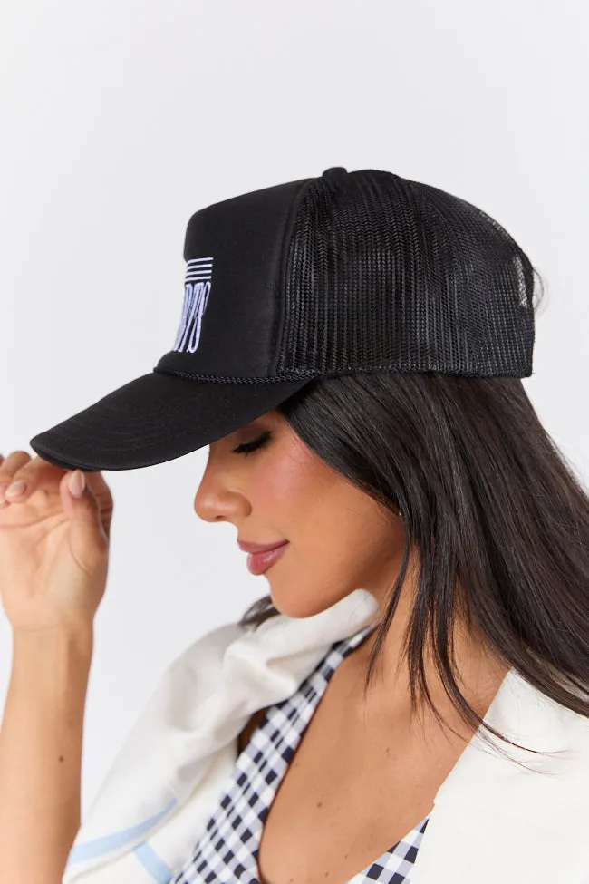 Go Sports Black Trucker Hat