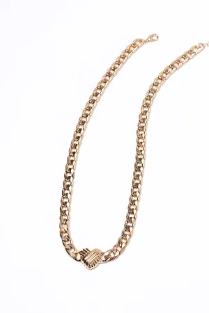Gold Heart Choker