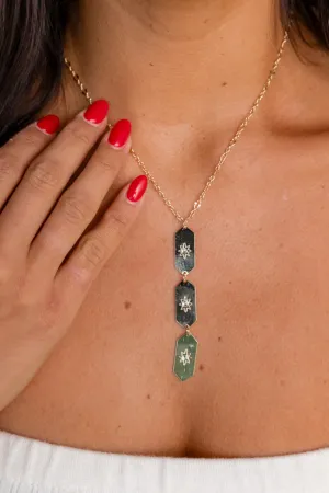 Gold Star Plated Drop Necklace SALE