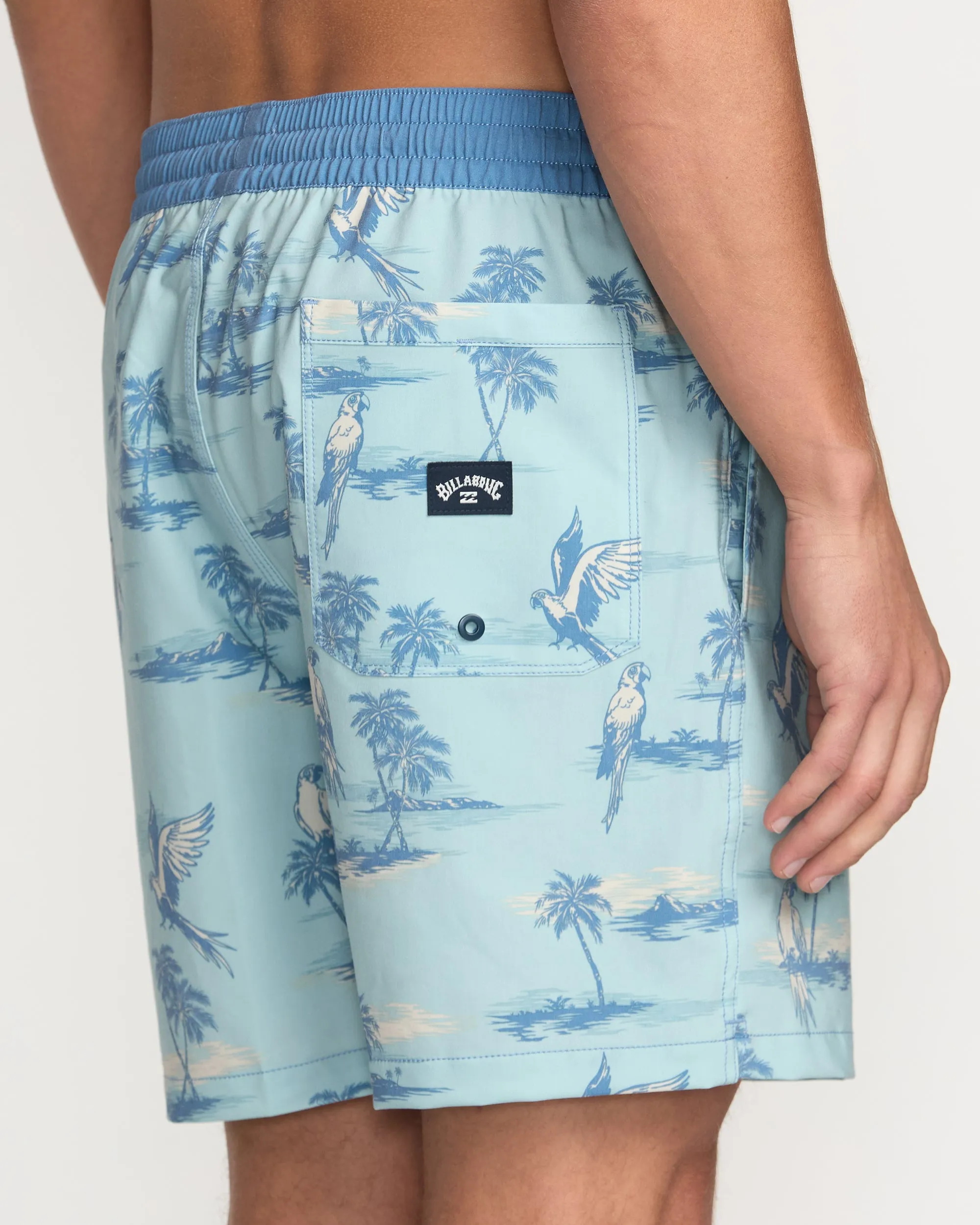 Good Times Laybacks 16" Trunks - Dusty Blue Billabong