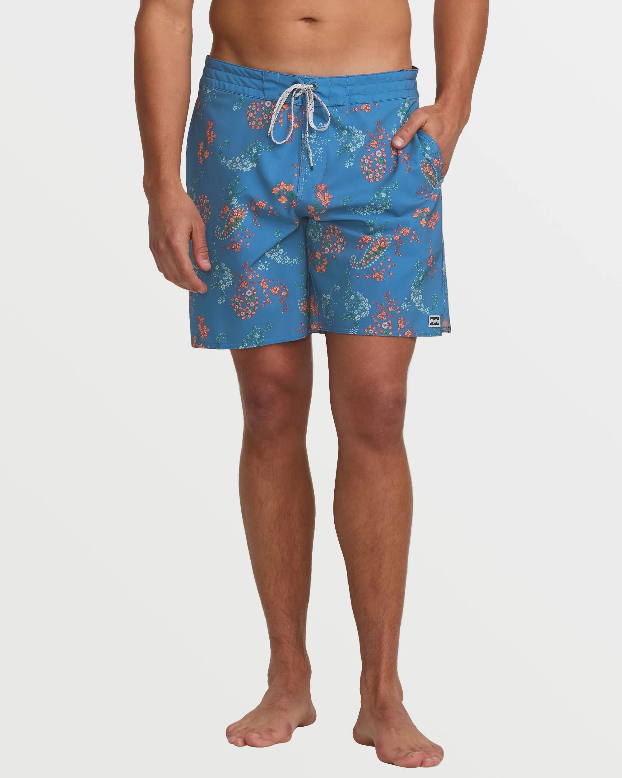 Good Times Lo Tide 18" Boardshorts - Bay Blue Billabong