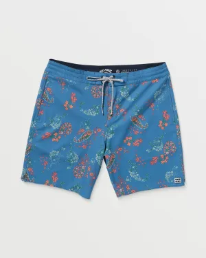 Good Times Lo Tide 18" Boardshorts - Bay Blue Billabong