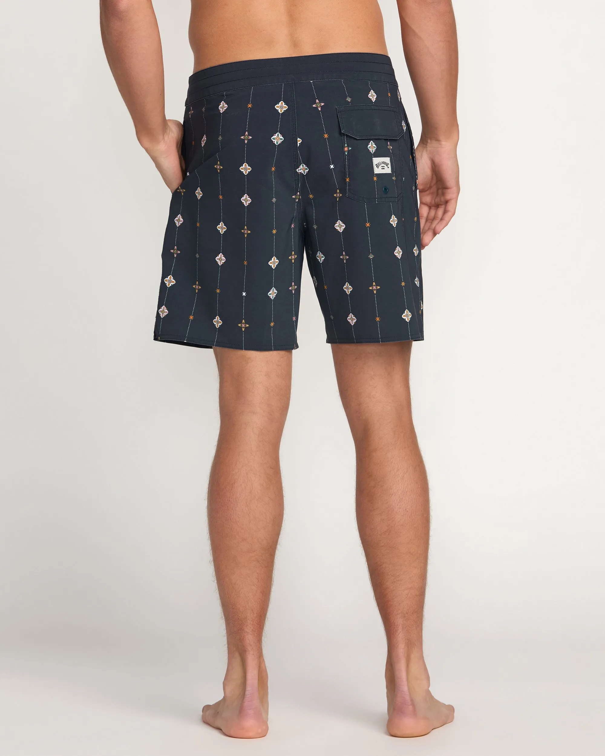 Good Times Lo Tide 18" Boardshorts - Navy Billabong