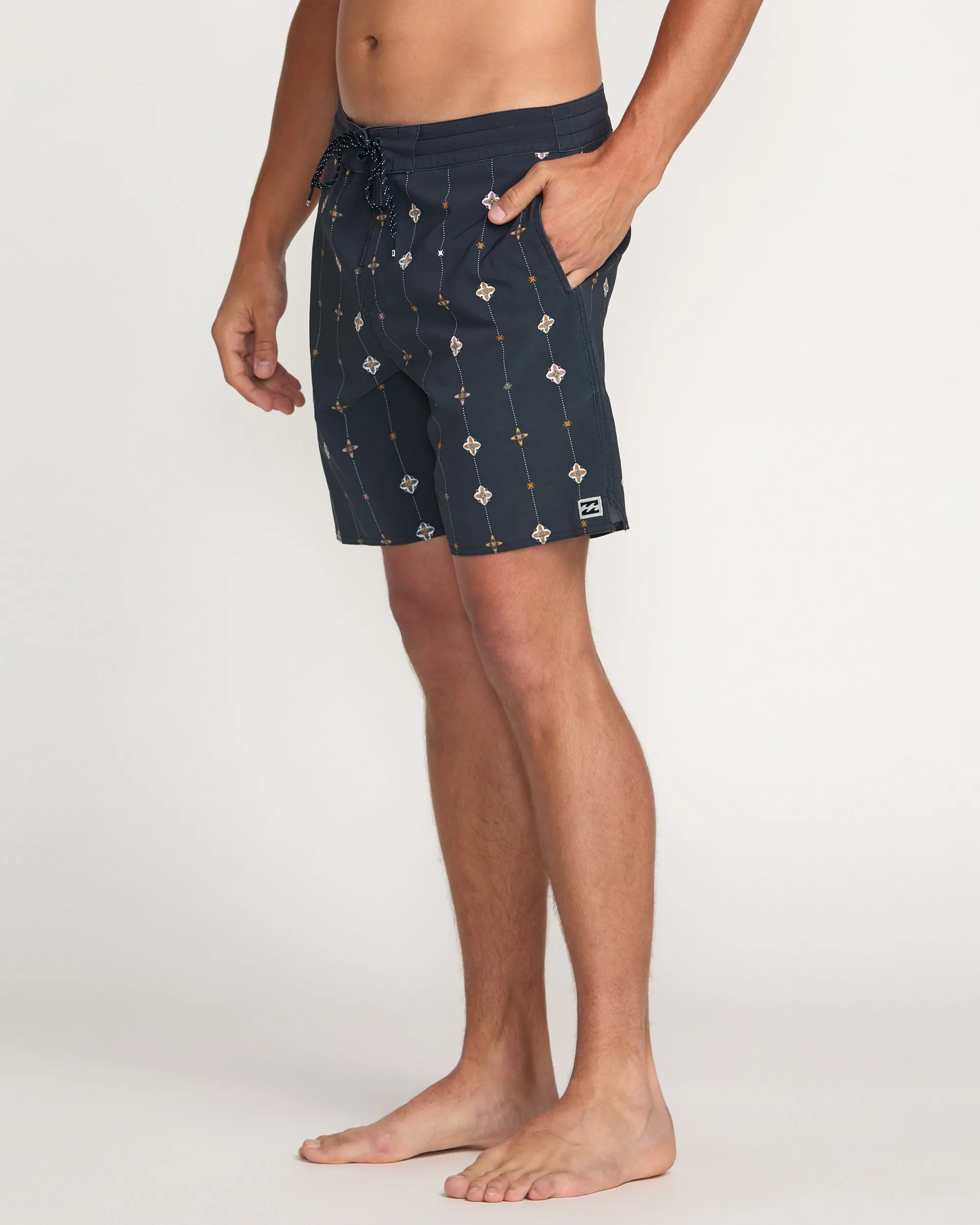 Good Times Lo Tide 18" Boardshorts - Navy Billabong