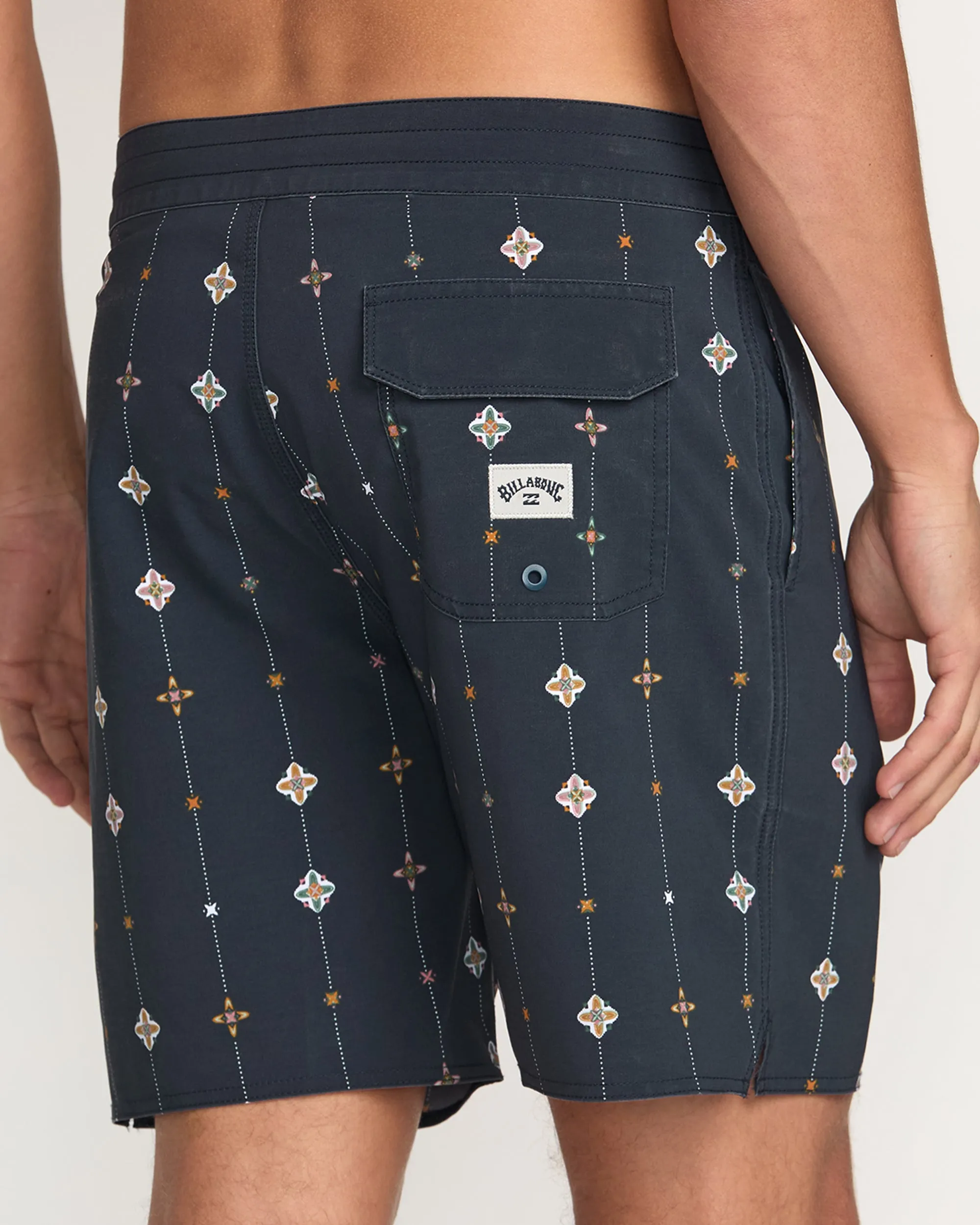 Good Times Lo Tide 18" Boardshorts - Navy Billabong