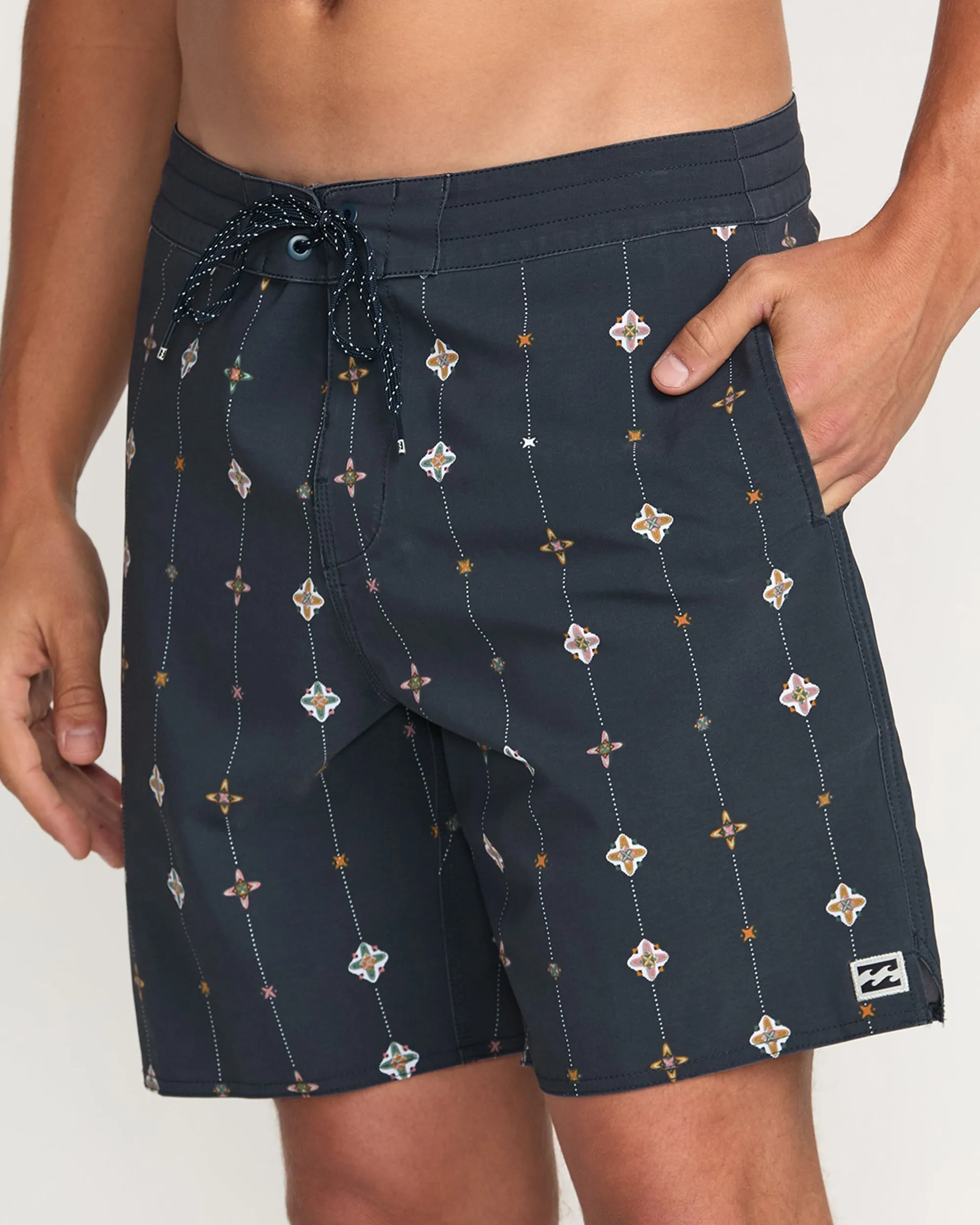 Good Times Lo Tide 18" Boardshorts - Navy Billabong