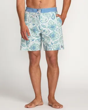Good Times Lo Tide 18" Boardshorts - Seafoam Billabong