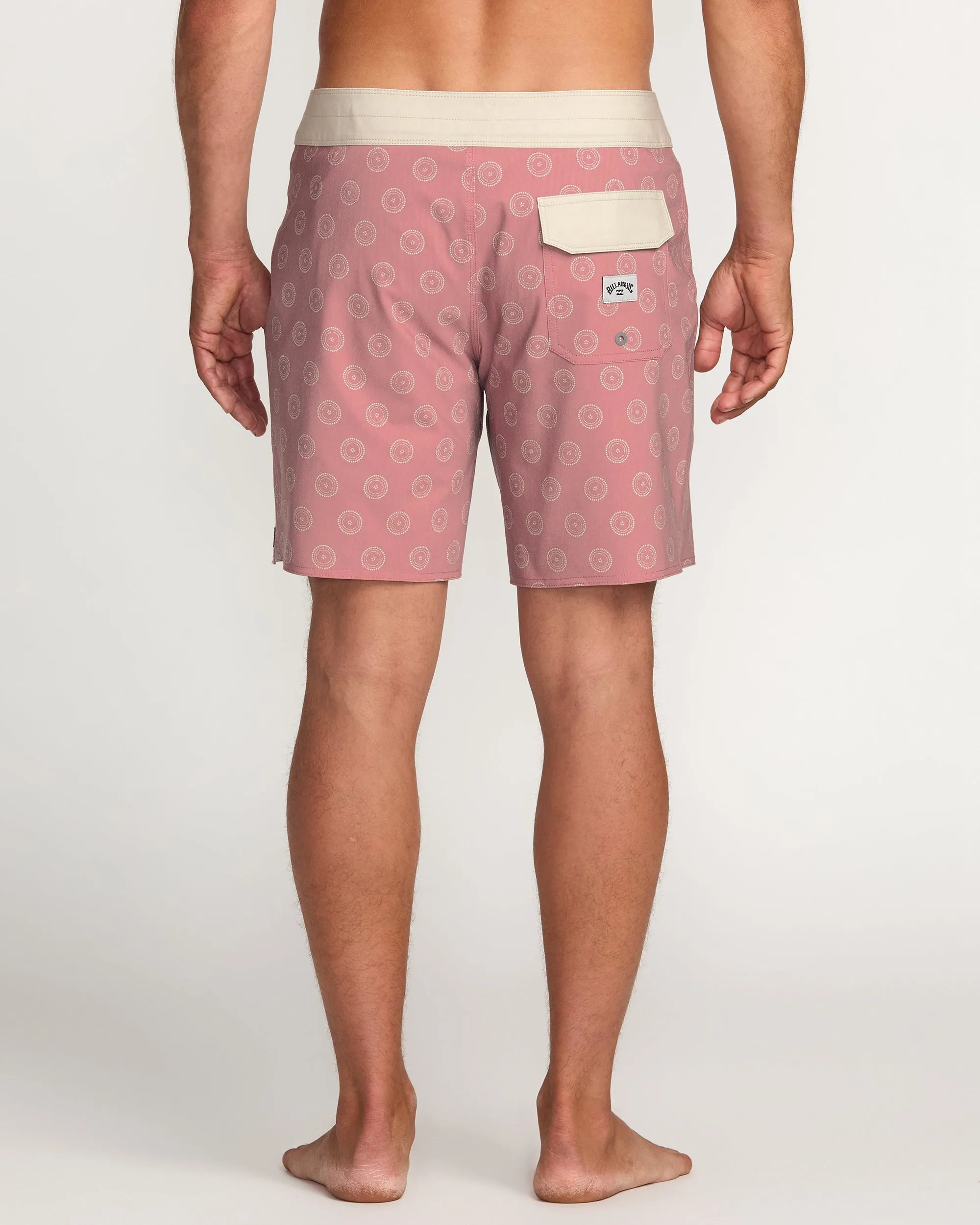 Good Times Pro Performance 18" Boardshorts - Dusty Rose Billabong