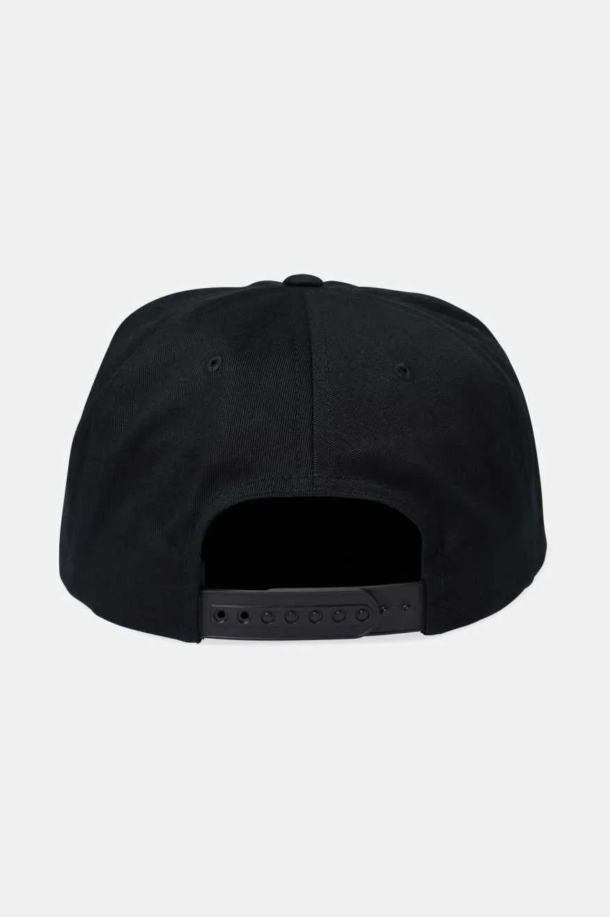 Grade Snapback - Black/Orange/White Brixton