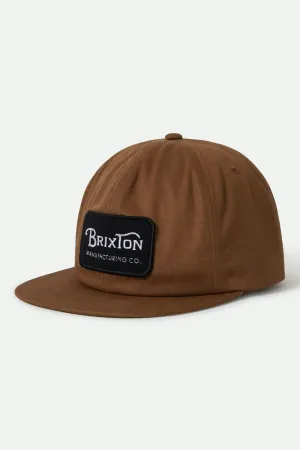 Grade Snapback - Dark Tan Brixton