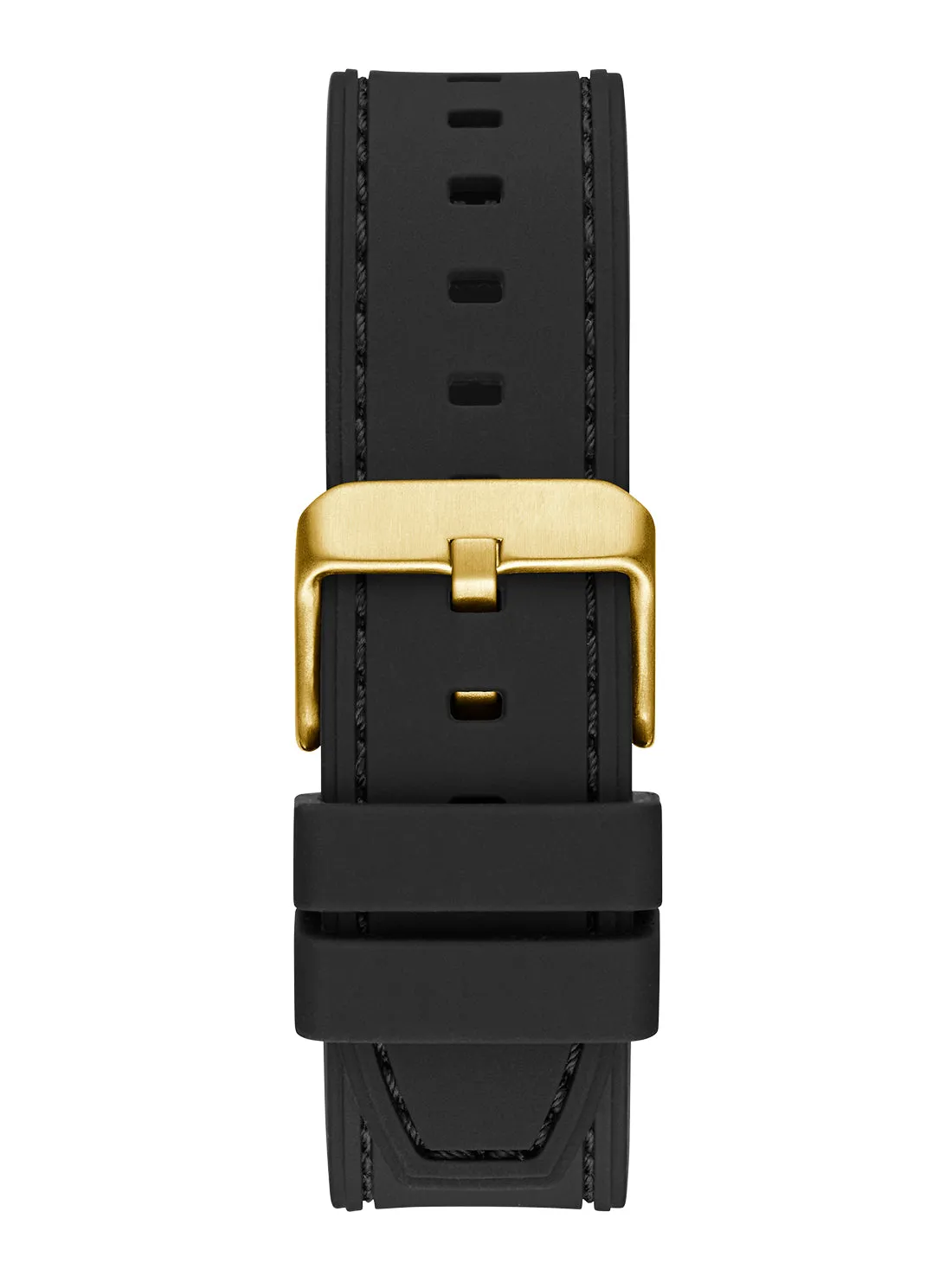 Green Gold Headline Silicone Watch Guess