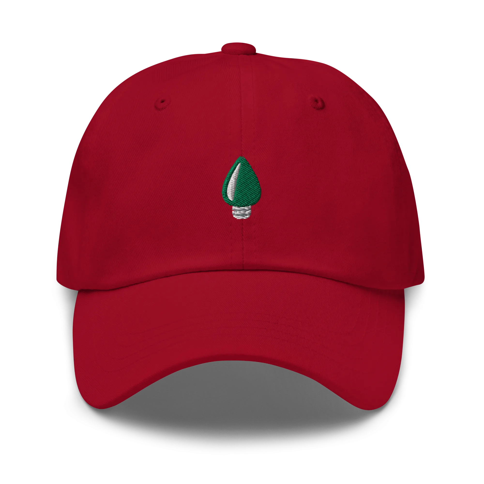 Green Holiday Light Hat