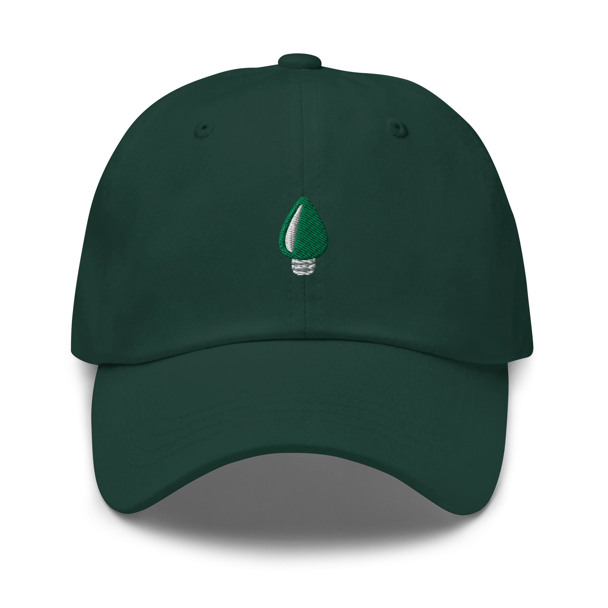 Green Holiday Light Hat