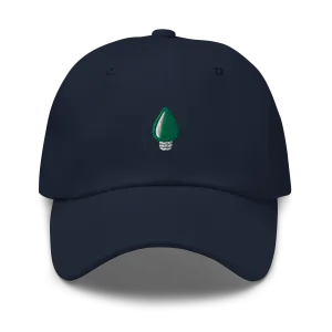 Green Holiday Light Hat