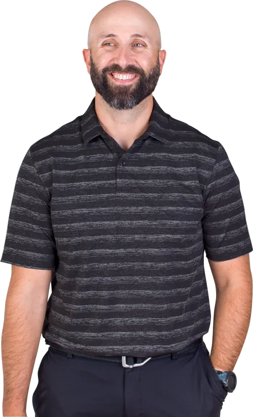 Greg Norman LAB Stripe Polo