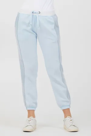 Grey Smoke Colorblock Fleece Joggers