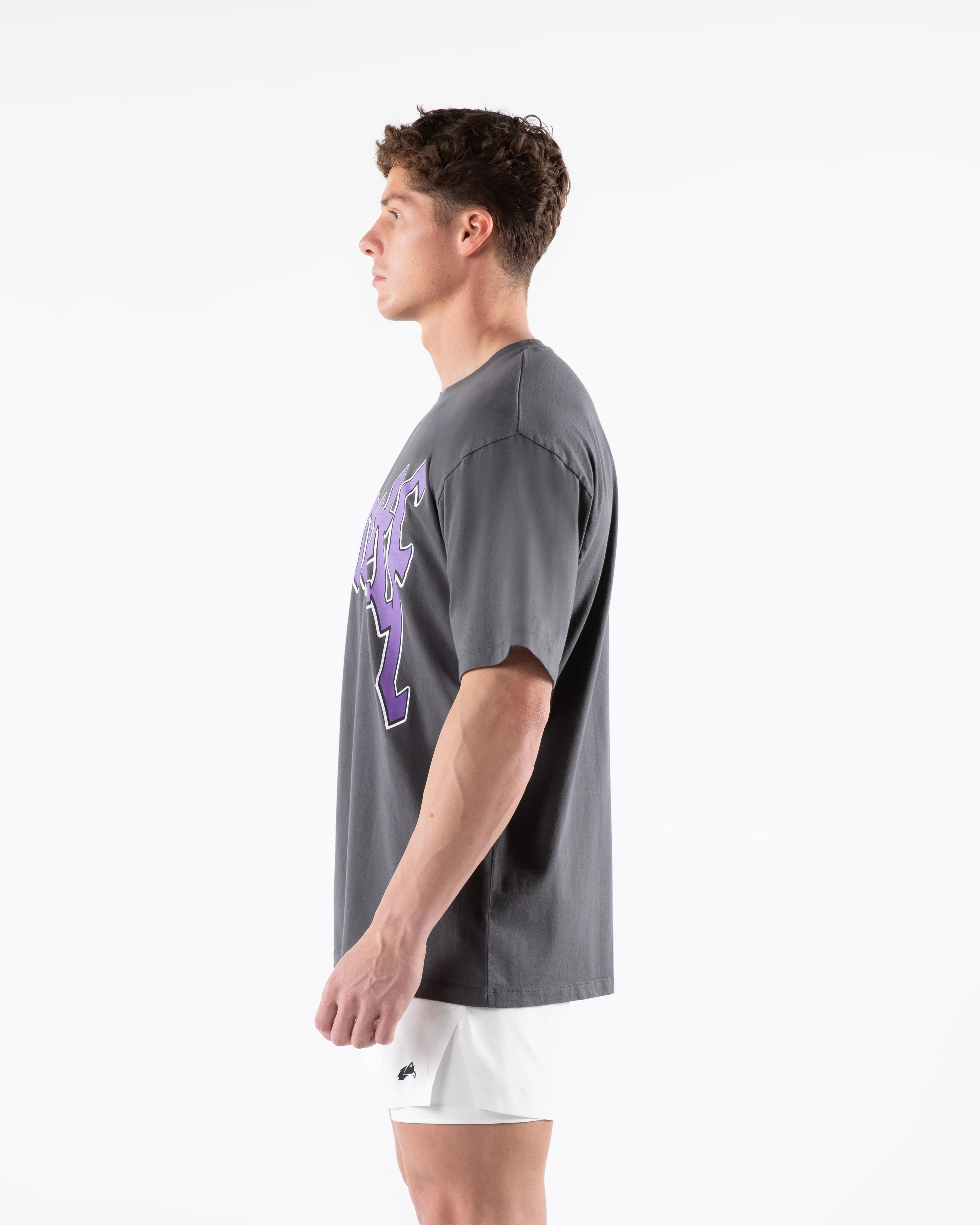 Grime Tee - Astro Grey Alphalete Athletics