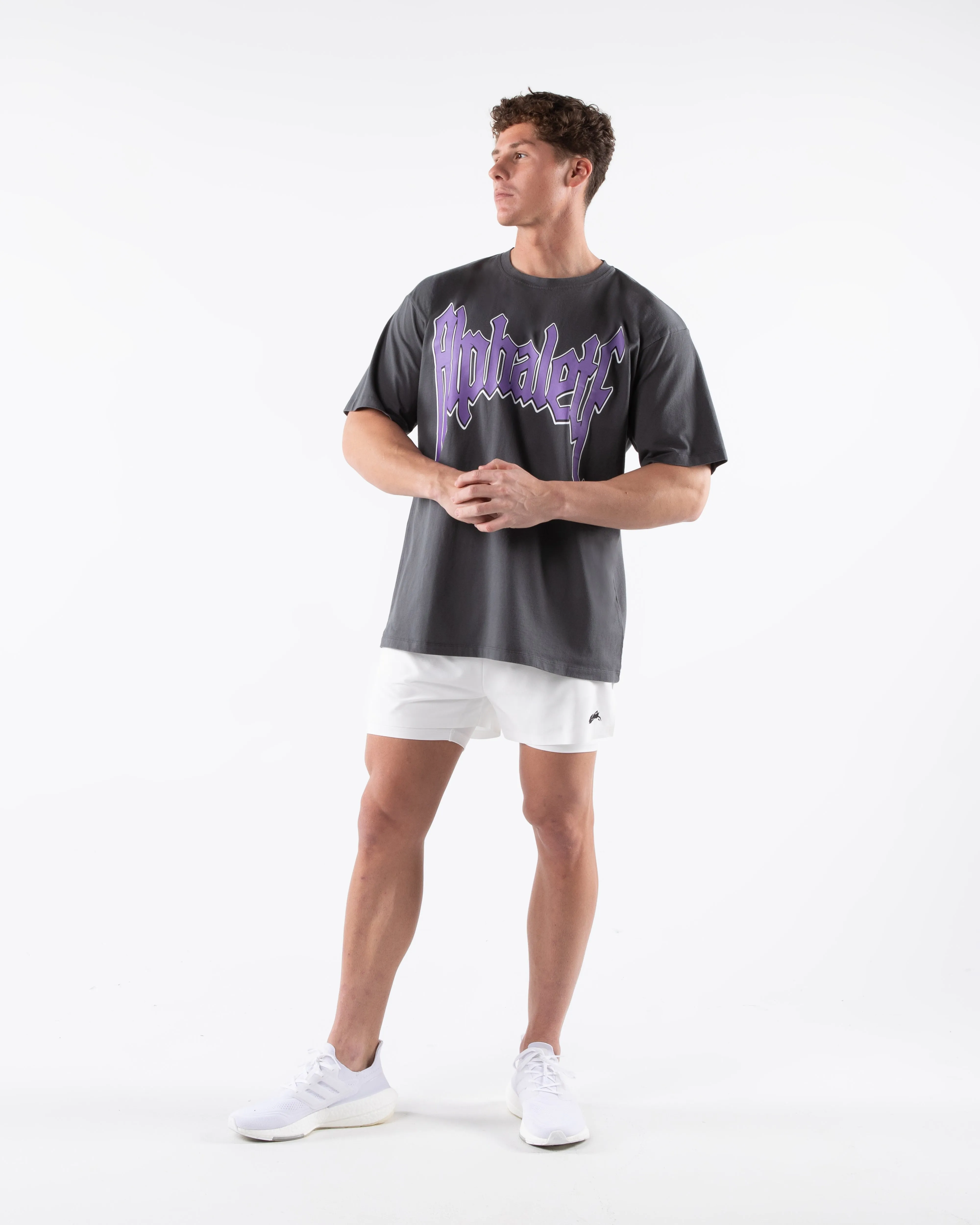 Grime Tee - Astro Grey Alphalete Athletics