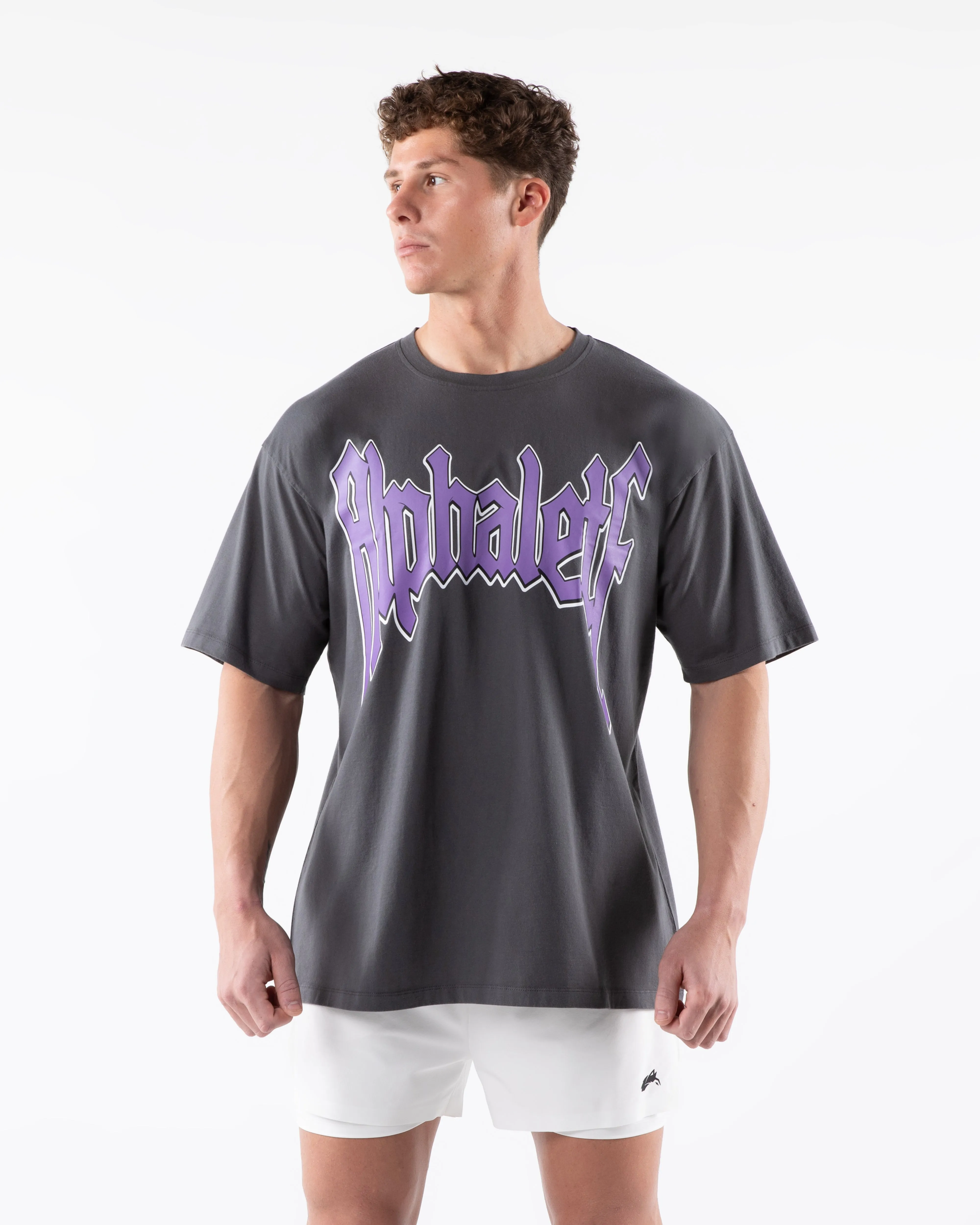 Grime Tee - Astro Grey Alphalete Athletics