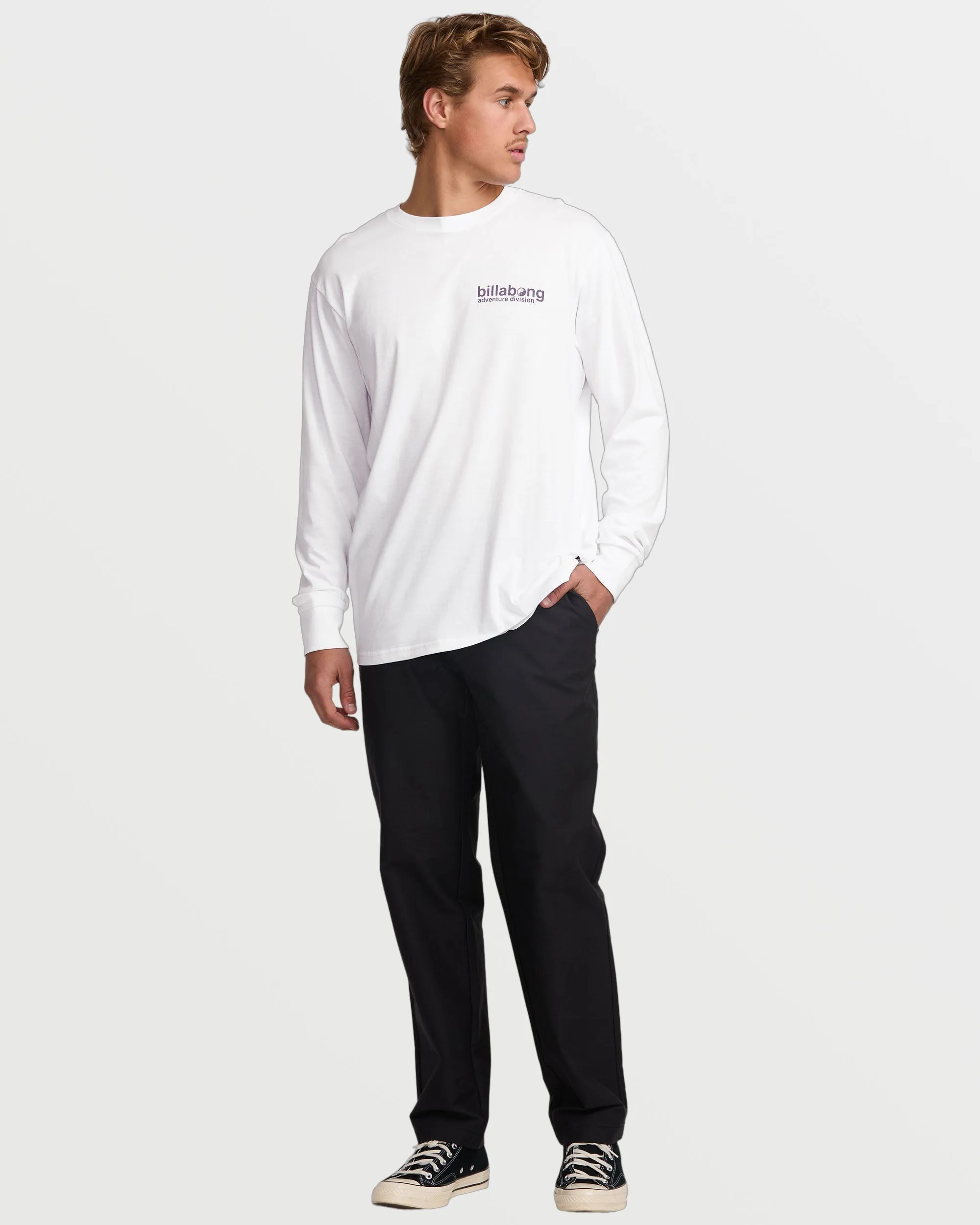 Grow A/Div Long Sleeve Tee - White Billabong