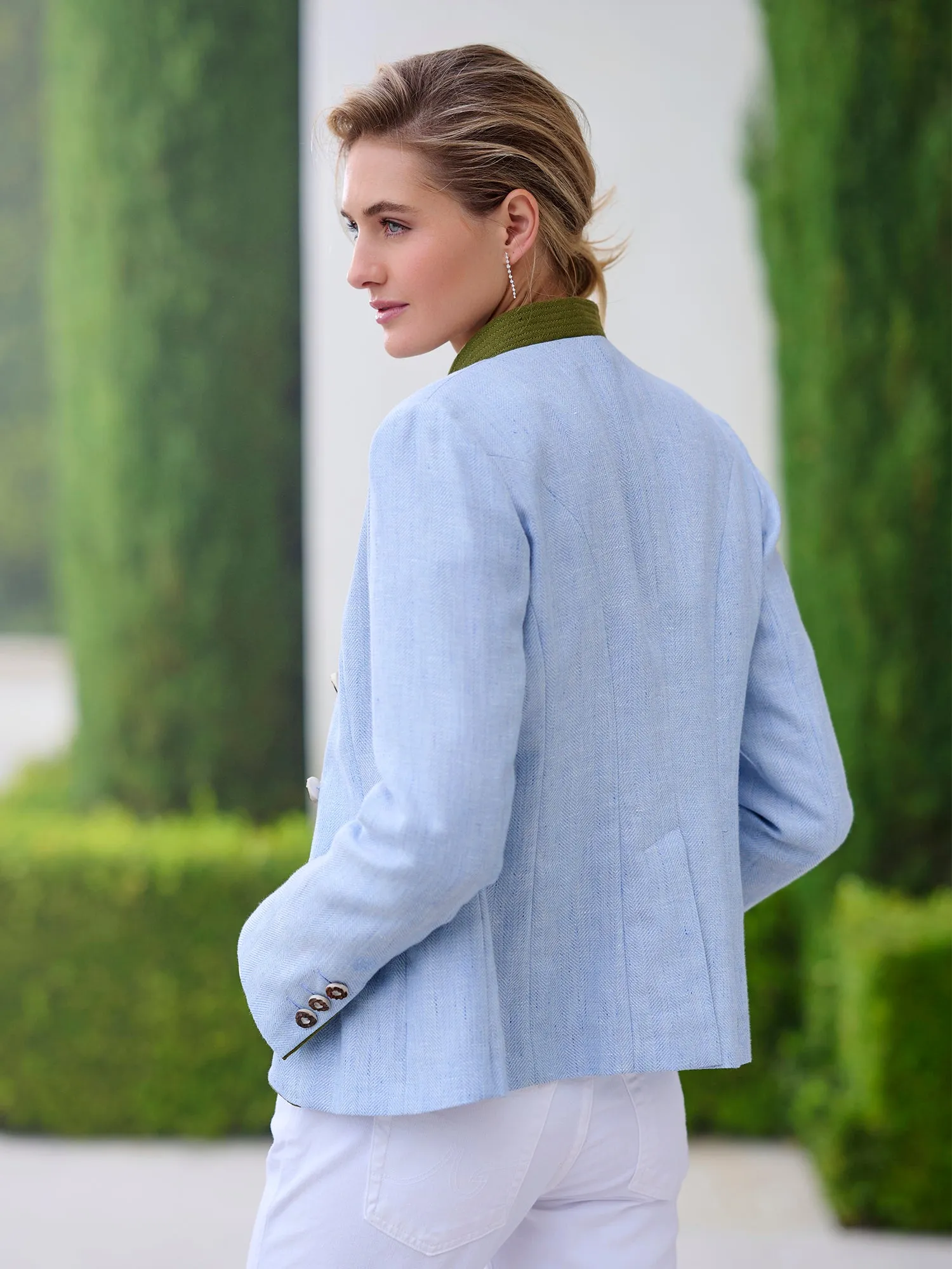 Gwyneth Linen Wool Jacket