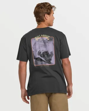 Hack Premium Wave Wash Tee - Washed Black Billabong