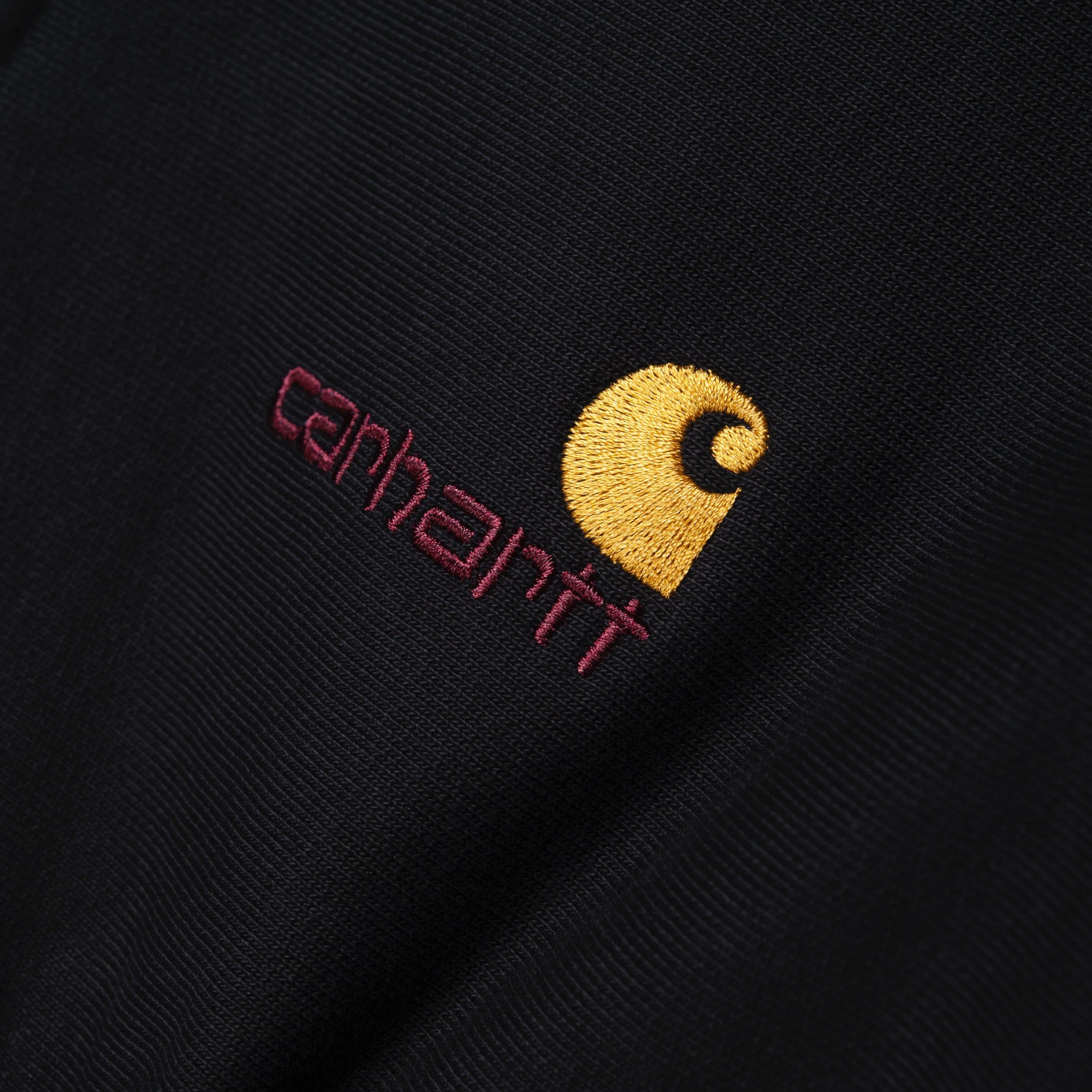 Half Zip American Script Sweatshirt | Black Carhartt WIP