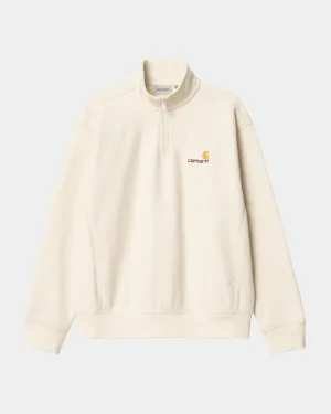 Half Zip American Script Sweatshirt | Natural Carhartt WIP