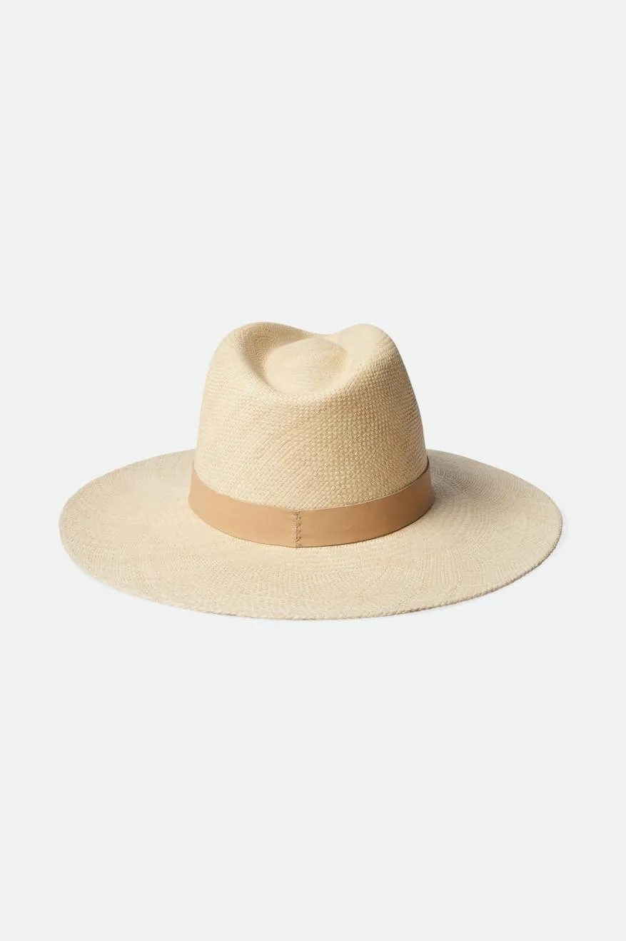 Harper Panama Straw Hat - Catalina Sand Brixton
