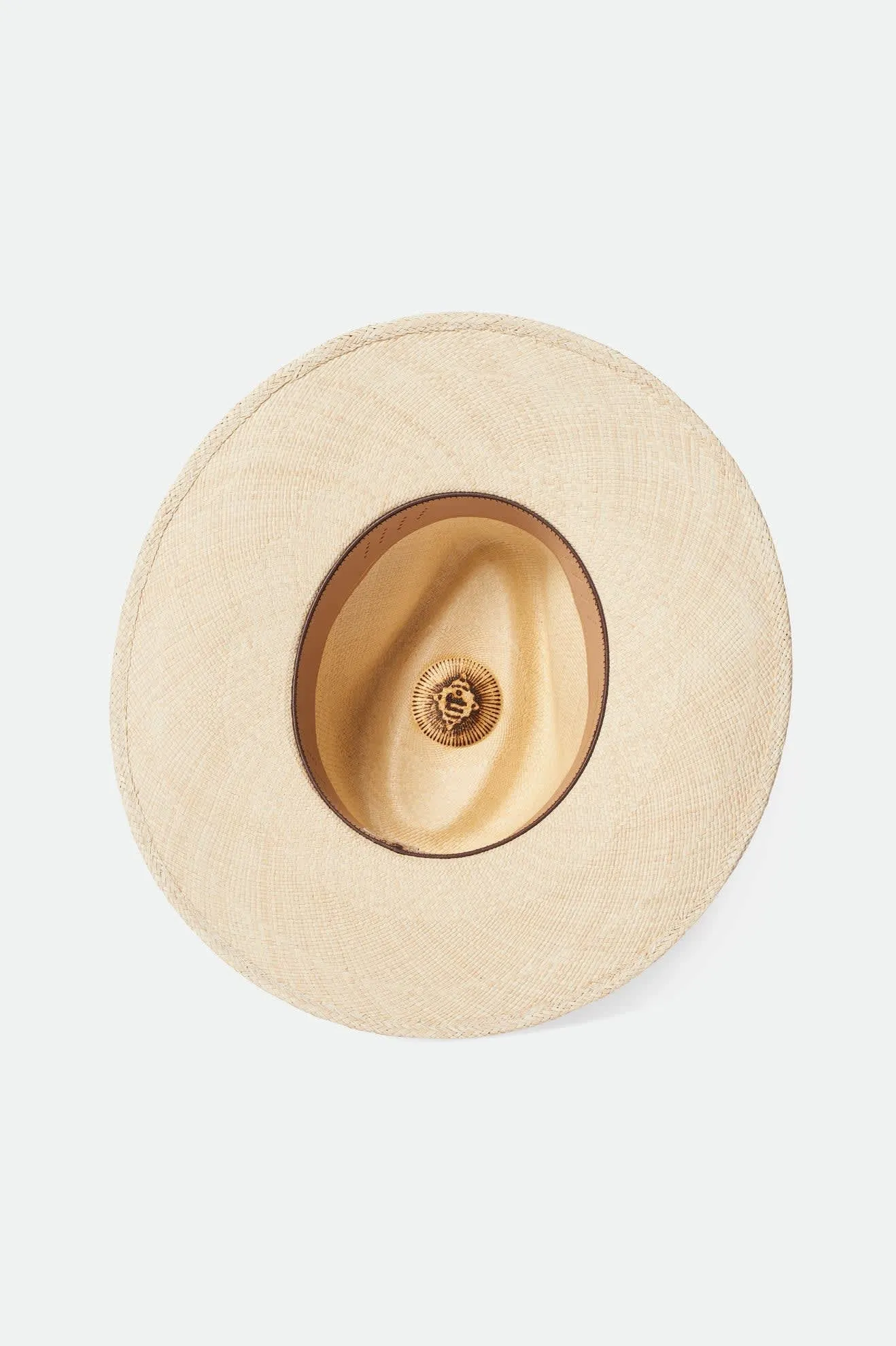 Harper Panama Straw Hat - Catalina Sand Brixton