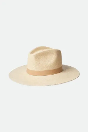 Harper Panama Straw Hat - Catalina Sand Brixton