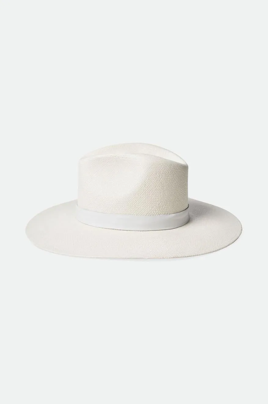 Harper Panama Straw Hat - Panama White Brixton