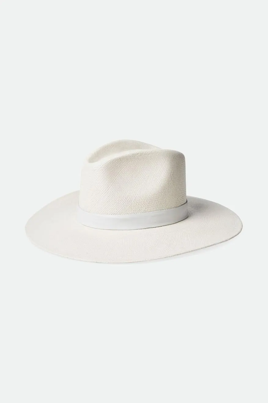 Harper Panama Straw Hat - Panama White Brixton