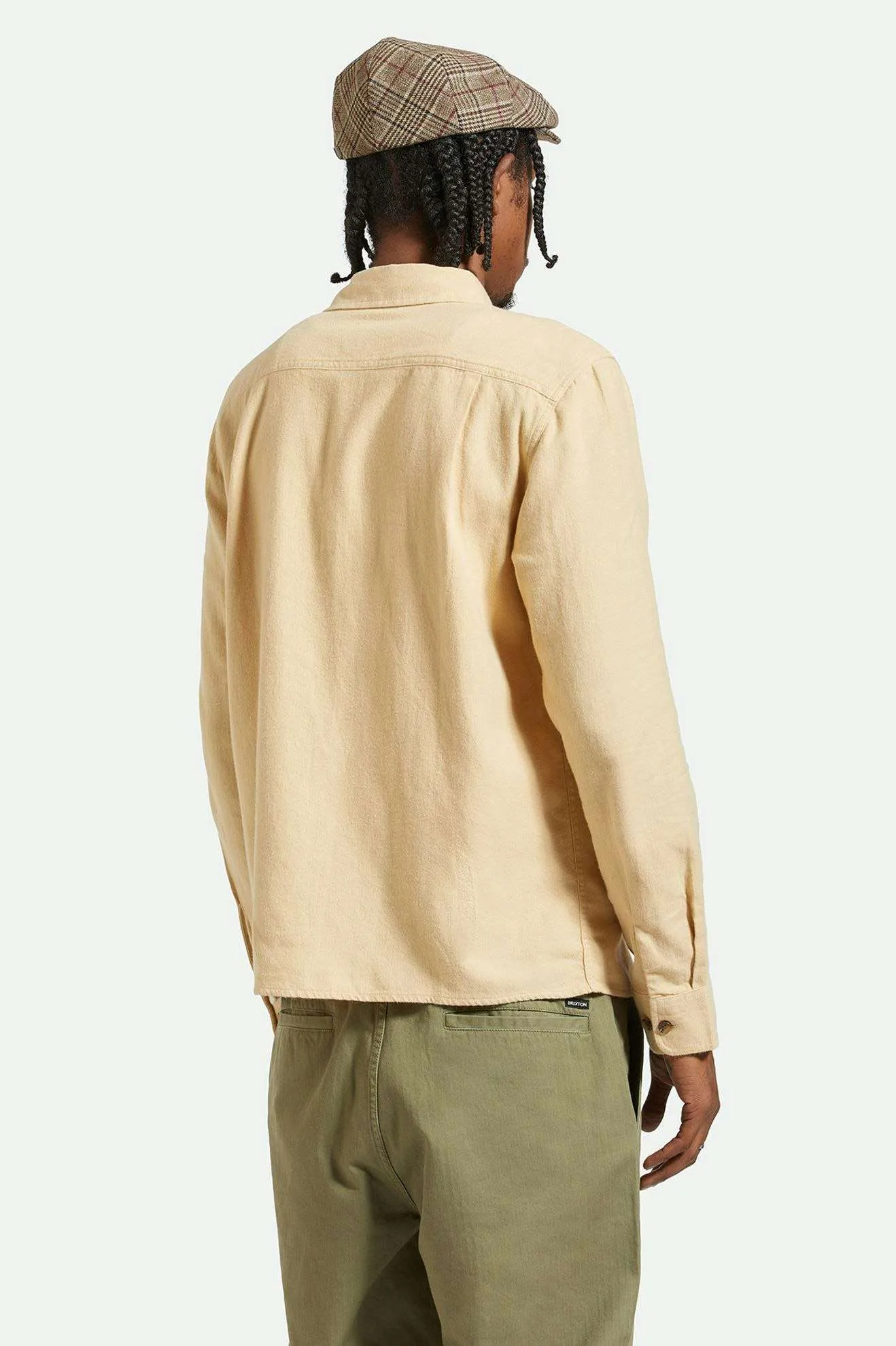 Hasting Lightweight Ultra Soft Flannel - Wheat Brixton