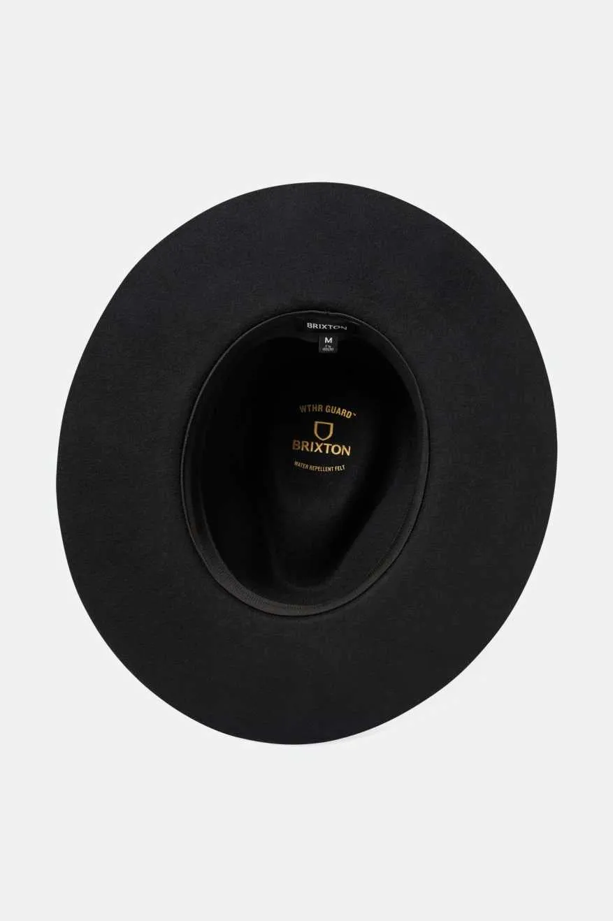 Hawkins WTHR GUARD Cowboy Hat - Black Brixton