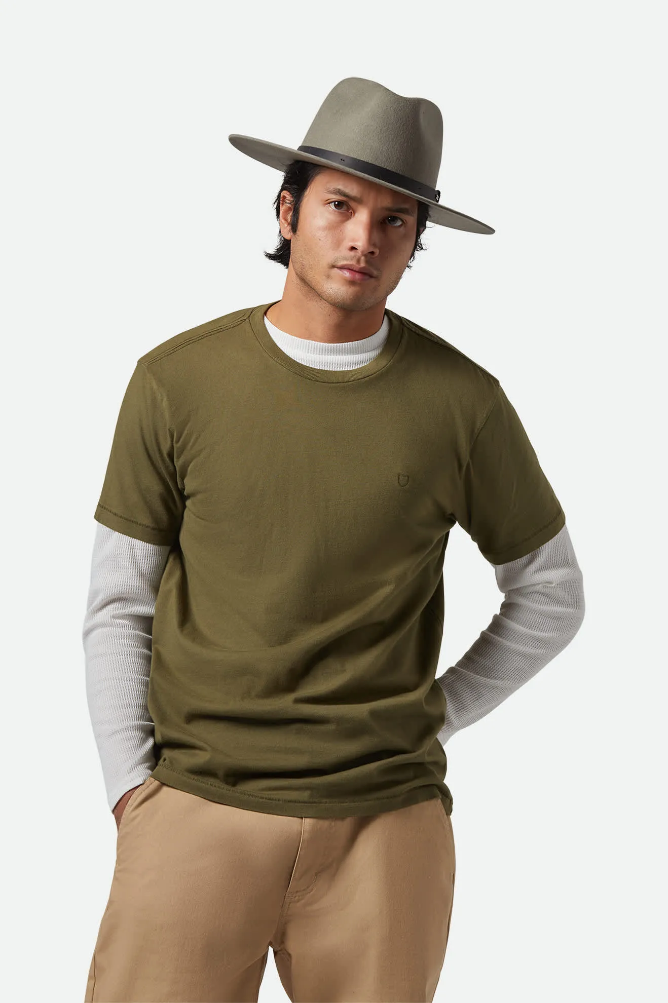 Hawkins WTHR GUARD Cowboy Hat - Brindle/Black Brixton
