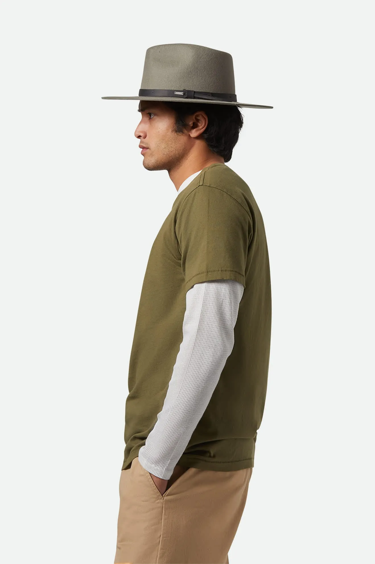 Hawkins WTHR GUARD Cowboy Hat - Brindle/Black Brixton
