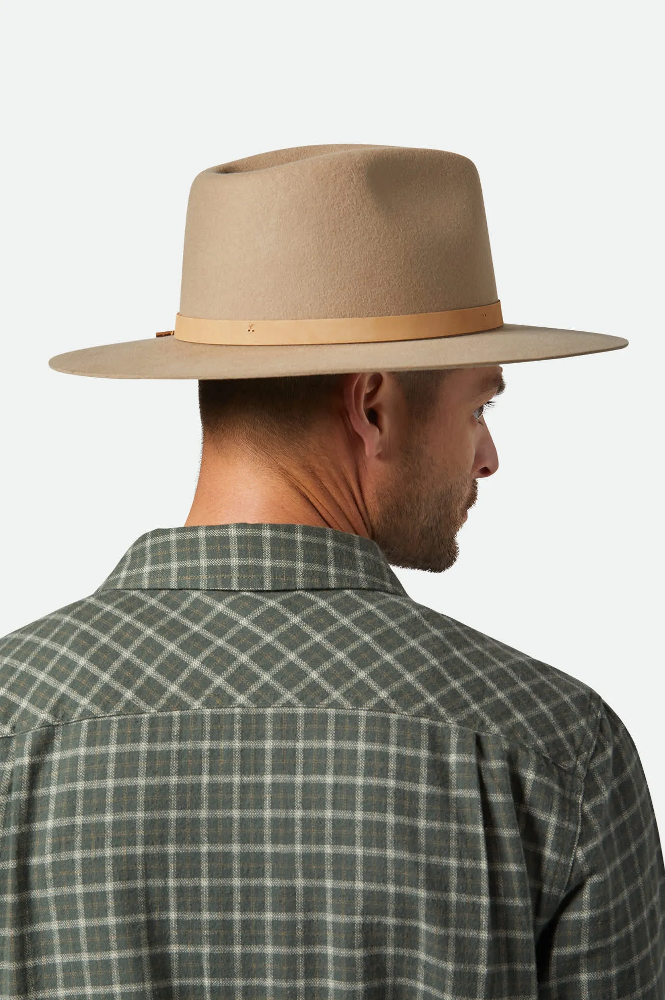 Hawkins WTHR GUARD Cowboy Hat - Sand/Natural Brixton