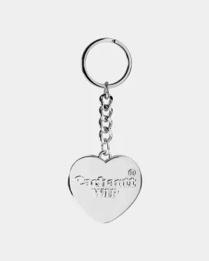 Heart Keychain | Silver Carhartt WIP