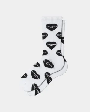 Heart Logo Socks | White Carhartt WIP