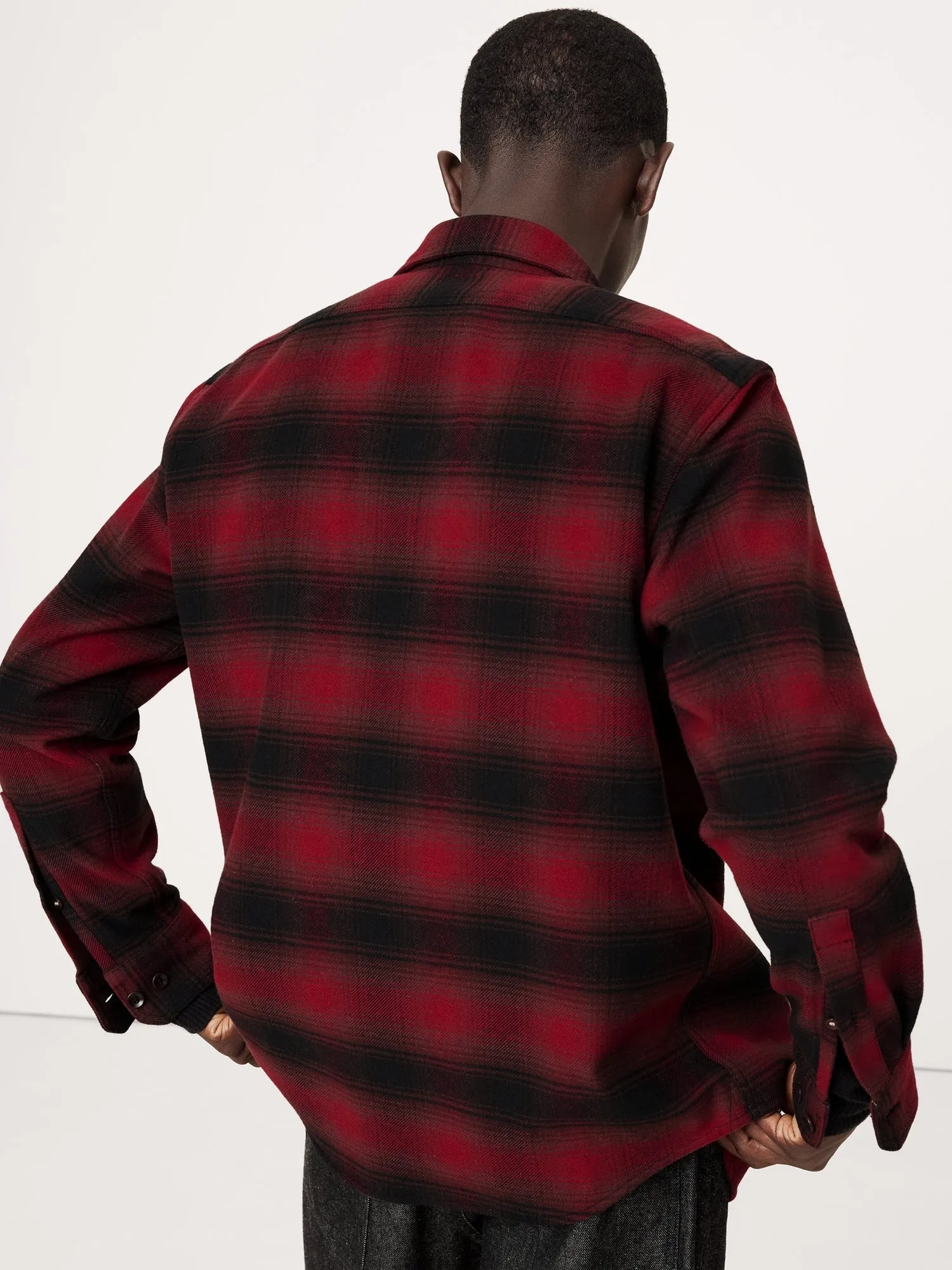 Heavyweight Flannel Overshirt Banana Republic