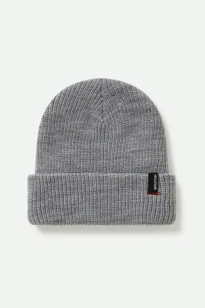 Heist Beanie - Light Heather Grey Brixton