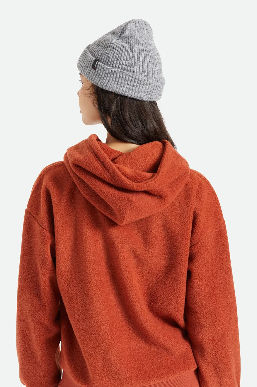 Heist Beanie - Light Heather Grey Brixton
